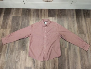 Tommy Hilfiger rot-weiß kariertes Langarm Hemd Gr. Large Preppy Business - Bild 1 von 8