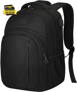 Travel Laptop Backpack,15.6 Inch Business Laptop Backpack for Men Women with USB - Picture 1 of 6