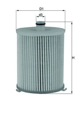 MAHLE KX245/4D FUEL FILTER - Image 1 of 2