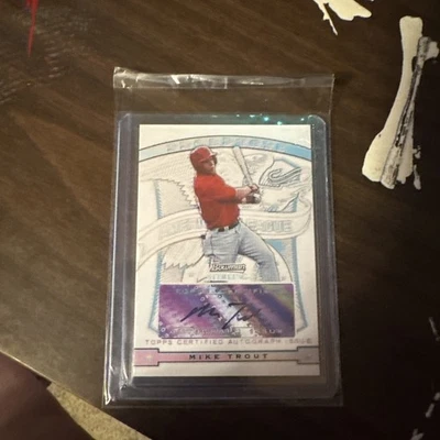 Bowman Sterling 2009 - Prospects Mike Trout #BSP-MT refractor/199 (RC) Foto 1 de 3