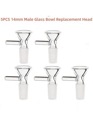 TUBO DE AGUA DE VIDRIO MULTIUSOS 5 PIEZAS 14 mm mini olla con forma Foto 1 de 4