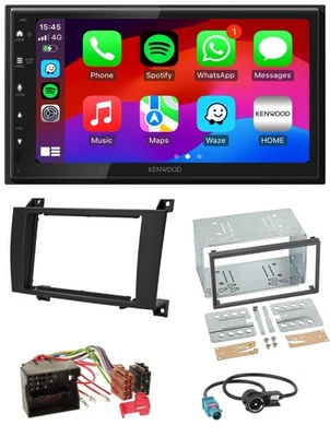 Kenwood MP3 USB DAB 2DIN Bluetooth Autoradio für Mercedes SLK R171 2004-2011 - Bild 1 von 4