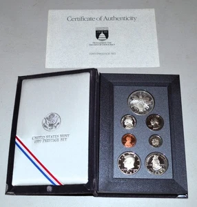 1989-S Liberty Prestige Set 6 Münzen PP mit Freiheitsstatue Silber Dollar - Bild 1 von 3