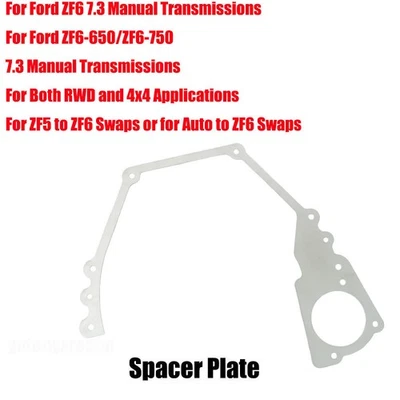 For Ford ZF6 7.3 Manual Transmissions Spacer Plate ZF6-650/750 Both RWD & 4x4 - Image 1 of 4