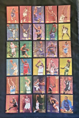 Skybox Skytech Force 1994-95 Juego completo de 30 tarjetas de papel de aluminio Barkley Robinson Foto 1 de 4