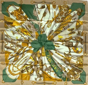 Hermes Scarf Carre 90 Silk Sun - Picture 1 of 6