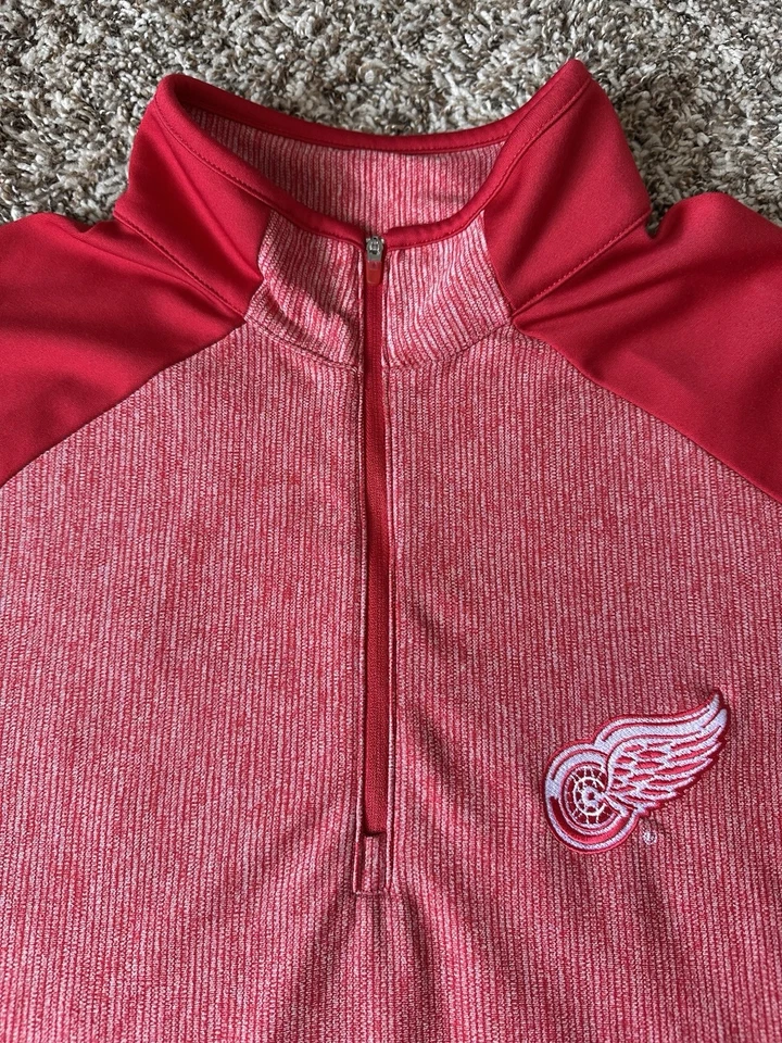 Detroit Red Wings Antigua XL Quarter Zip Pullover - Image 1 of 4