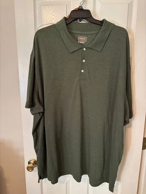 5XL Foundry Polo Short Sleeve Shirt  100% Cotton Hunter Green - Image 1 of 4