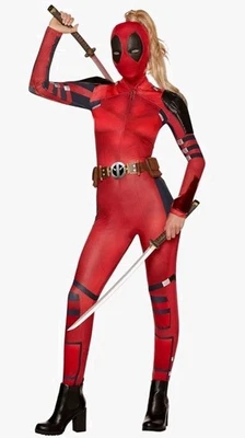 Дух Хэллоуин взрослых Ladypool костюм большой 12-14 отсутствует хвост - Изображение 1 из 4