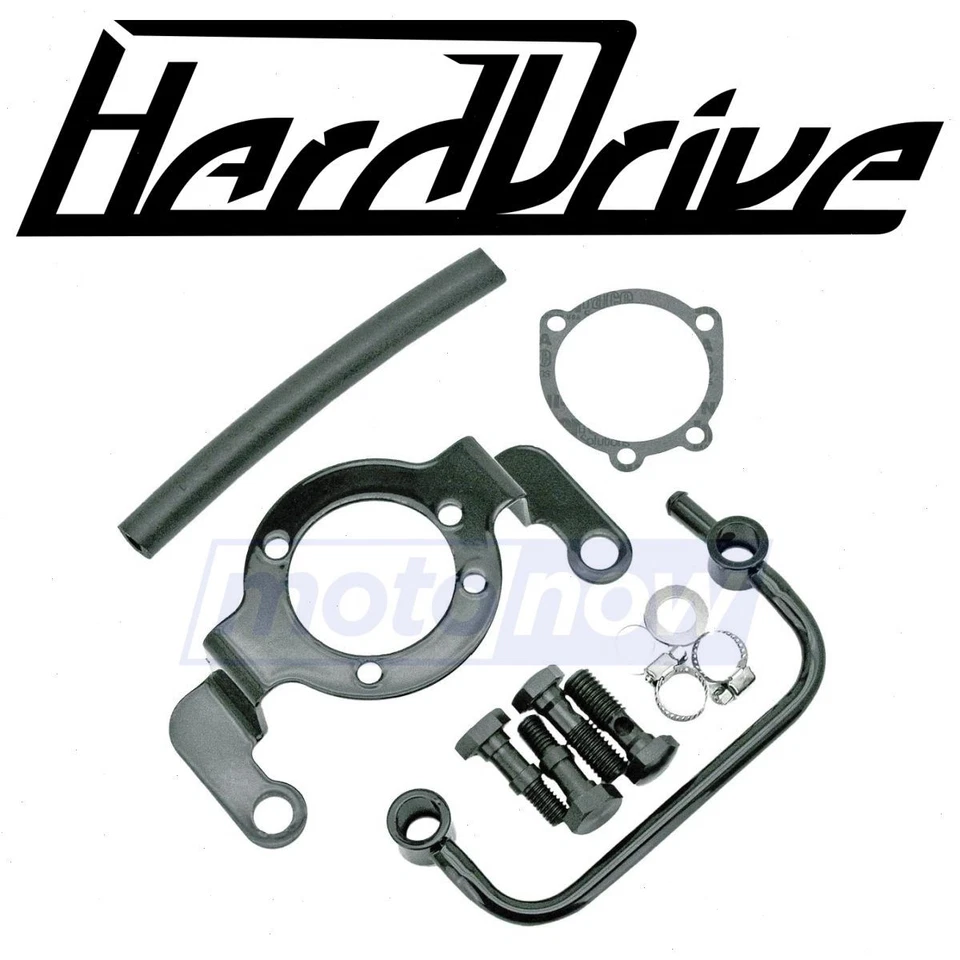 HardDrive Bracket with Bolts and Breather Tube for 1998-2006 Harley Davidson sk Foto 1 de 4
