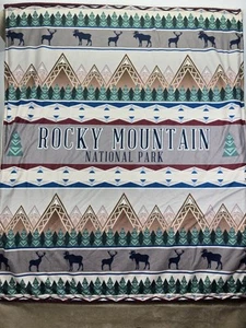Rocky Mountain Nationalpark warme & weiche Fleecedecke 50x56 - Bild 1 von 16