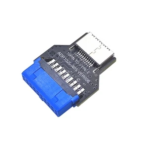 USB 3.0 Internal Header (19-Pin) to USB 3.2 Type-C (20-Pin) A Converter B - Picture 1 of 11