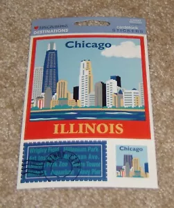 Mrs. Grossman Destinations Cardstock Sticker Sheet ~ Chicago - Picture 1 of 1
