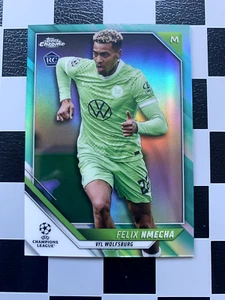 2021-22 Topps Chrome UCL RC Felix Nmecha Aqua /199 VFL Wolfsburg - Bild 1 von 2