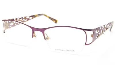 全新 PRODESIGN DENMARK 5134 c. 3531 小提琴眼镜 53-18-135 B33 日本 — 第 1/4 张图片