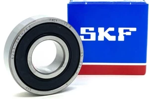 SKF 6203 2RS C3 DEEP GROOVE BALL BEARING, RUBBER SEALED 17x40x12 mm NEW - Picture 1 of 6