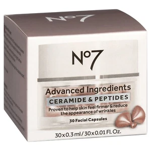 No7 Ceramide & Peptide Capsules 30pk.. - Picture 1 of 4