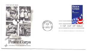 1447 Peace Corps ArtCraft FDC - Imagen 1 de 1
