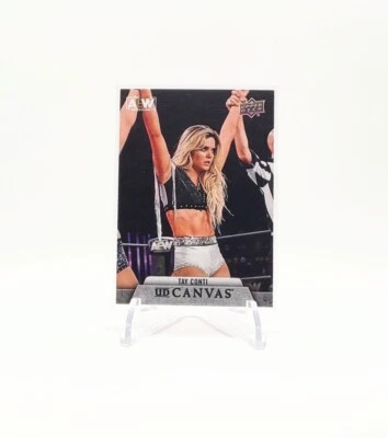 2021 Upper Deck AEW - Tay Conti Canvas Insert Card - Image 1 of 2