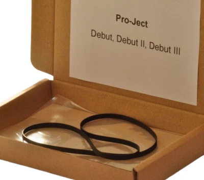 Pro-Ject Debut I II & III Plattenspieler Riemen, Precision Ground 0,8x4mm PRIME QUALITY - Bild 1 von 4