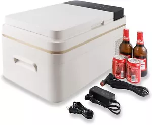 12V Car Refrigerator Freezer,26Qt(25L) DC/AC Electric Cooler Portable Car Fridge - Picture 1 of 7