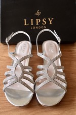 lipsy silver sandals