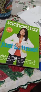 Autographed Rachael Ray Just in Time! Clarkson Potter Publishers New York Book - Picture 1 of 7