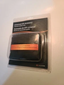 3.5" Leather Black GPS Case for Garmin Nuvi 1200 255 30LM Zumo 220 Tomtom Ease - Picture 1 of 3