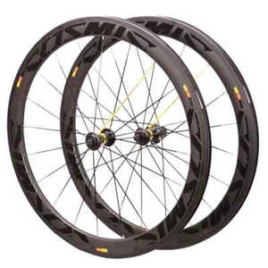 700c Carbon Wheelset 50-28mm Width Road Bike Wheelset Rim Brake Disc Brake - Picture 1 of 14