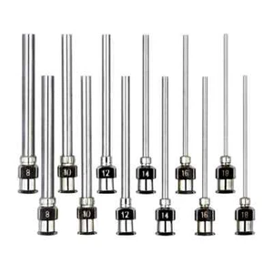 12 Pack Dispensing Needle Set, 1.97'' Tip Luer Lock 8, 10, 12, 14, 16, 18 Gauge. - Picture 1 of 3