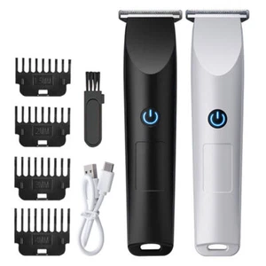 Professional Mens Hair Clippers Shaver Trimmers Machine Cordless Beard Electric - Picture 1 of 15