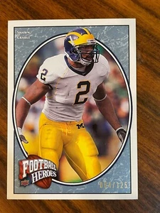 Upper Deck #153 2008 Shawn Crable novato fútbol heroico azul #054/125 - Imagen 1 de 2