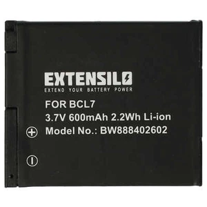 Batterie remplace Panasonic DMW-BCL7 DMW-BCL7E 600mAh 3,7V - Photo 1/9