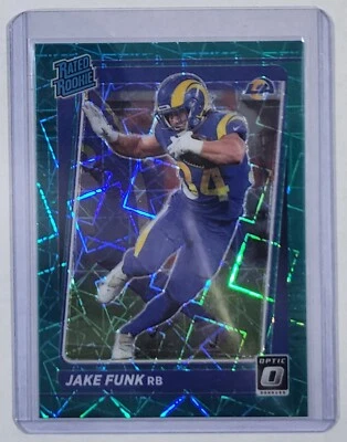 2021 Donruss OPTIC JAKE FUNK RC Rated ROOKIE Laser PRIZM Card #295 - Image 1 of 4