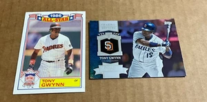 Tony Gwynn 2013 Topps & 1987 Topps San Diego Padres - Picture 1 of 2