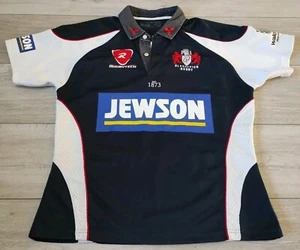 Gloucester Rugby Away Shirt 2007/2008 - Rugbytech Medium M Jersey Blue Top A7C - Picture 1 of 12