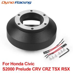 Steering Wheel Short Hub Adaptor For Honda Civic S2000 Prelude CRV CRZ TSX RSX - Picture 1 of 8
