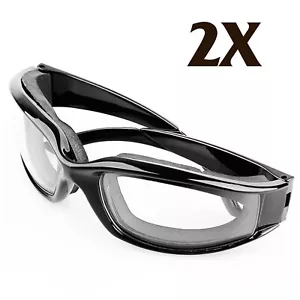 2X Tränenfreie Zwiebelbrille Brille Zwiebeln Hacken Augenschutz Küchenhelfer - Bild 1 von 4