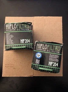 QTY is 2  HIFLO FILTRO - HF204 - Oil Filter "SHIPS FREE" - Picture 1 of 1