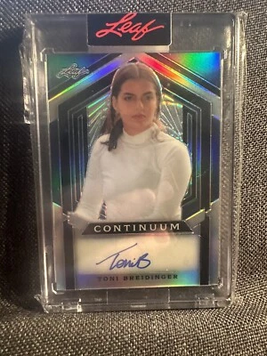2023 Leaf Metal Continuum Toni Breidinger AUTO #41/67 signed - Image 1 of 2