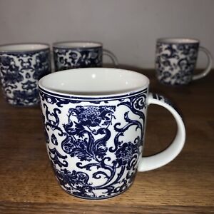 Waterside Fine China, Mug, Blue White Design