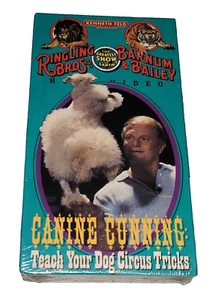 Ringling Bros and Barnum - Canine Cunning, Teach Your Dog Circus Tricks VHS 1987 - Picture 1 of 2