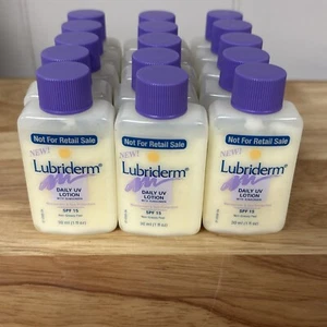 15 Vintage 2000 Lubriderm Daily UV Lotion SPF 15 Moisturizer + Sunscreen 1 Oz - Picture 1 of 10