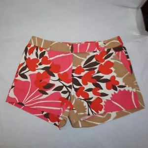 Vintage 70s J. Crew Shorts colorful pop art bold floral booty festival sze 2 - Picture 1 of 5