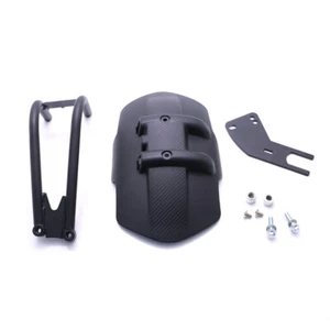 Black Rear Wheel Fender Mudguard Guard For Honda CBR Yamaha MT-07 Kawasaki Z650 - Picture 1 of 6