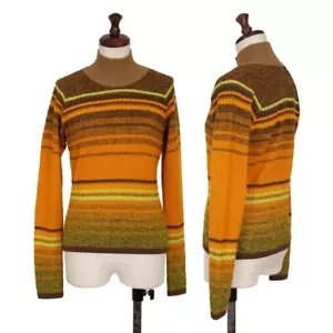 Christian Lacroix Bazar gestreifter Strickpullover mit Schildkrötenhals Größe L (K-137534) - Bild 1 von 12
