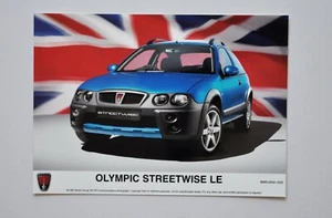 Car Press Photo - Rover Streetwise - Blue - Front View - Picture 1 of 1