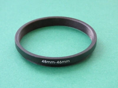 48mm-46mm 48-46 Stepping Step Down Male-Female Filter Ring Adapter 48mm-46mm  - Image 1 of 2