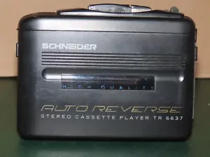 Vintage Walkman Schneider TR 6637 balladeur Cassette - Foto 1 di 8