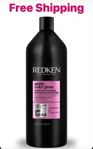 Redken ACIDIC COLOR GLOSS SULFATE-FREE SHAMPOO 33.8 oz - Picture 1 of 9